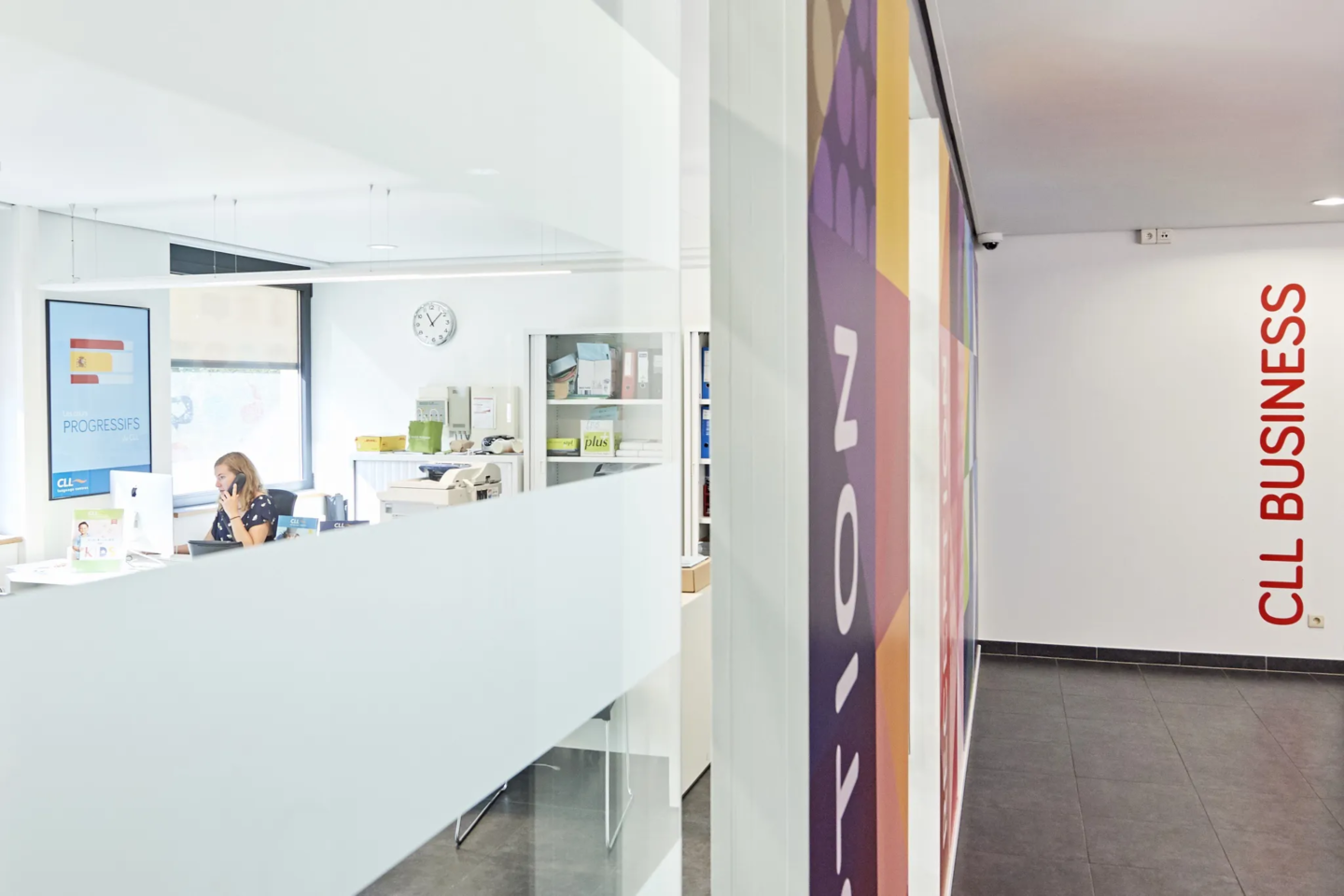 Accueil des cours de langues du CLL Bruxelles